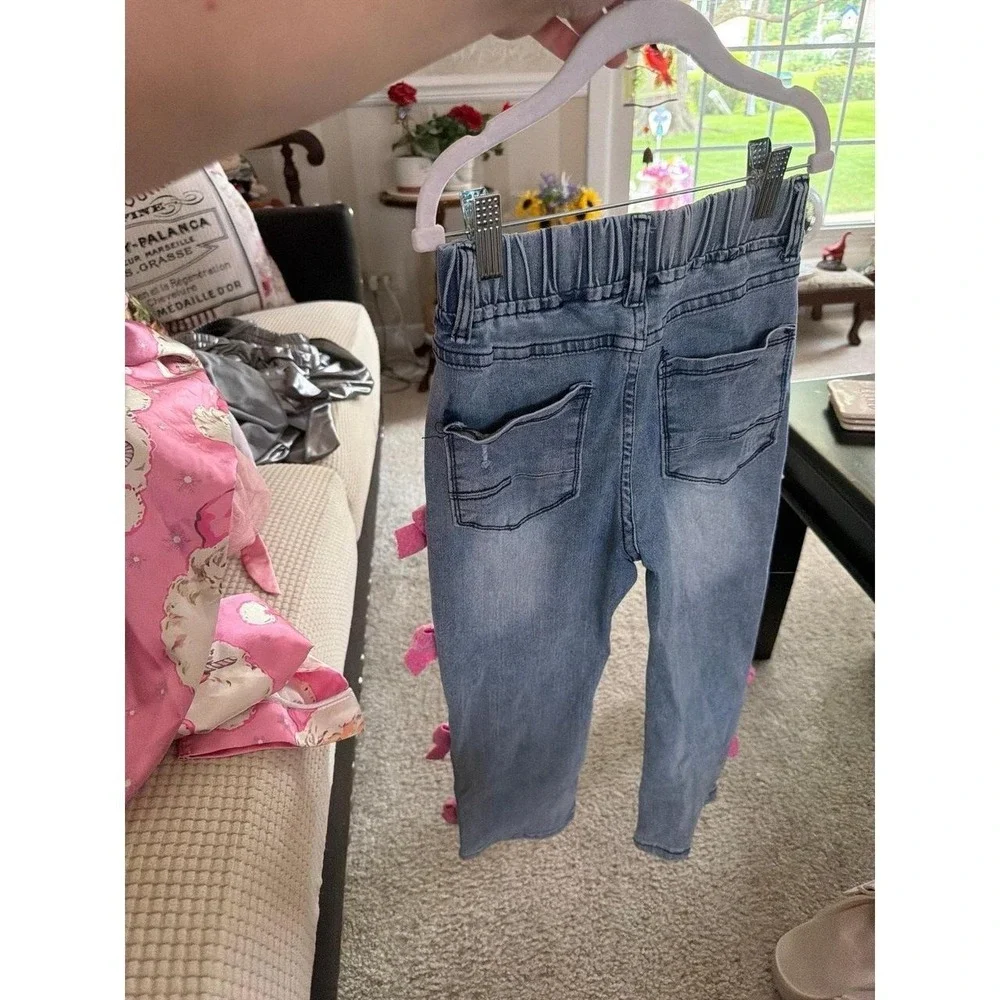 Lola + The Boys Cutie Bow Jeans featuring pink embellished bows 8